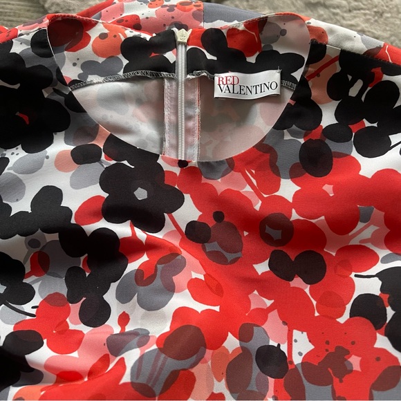 RED Valentino Floral Silk Dress - Picture 7 of 13